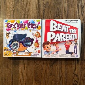 Board Game Bundle: Googly Eyes and Beat the Parents